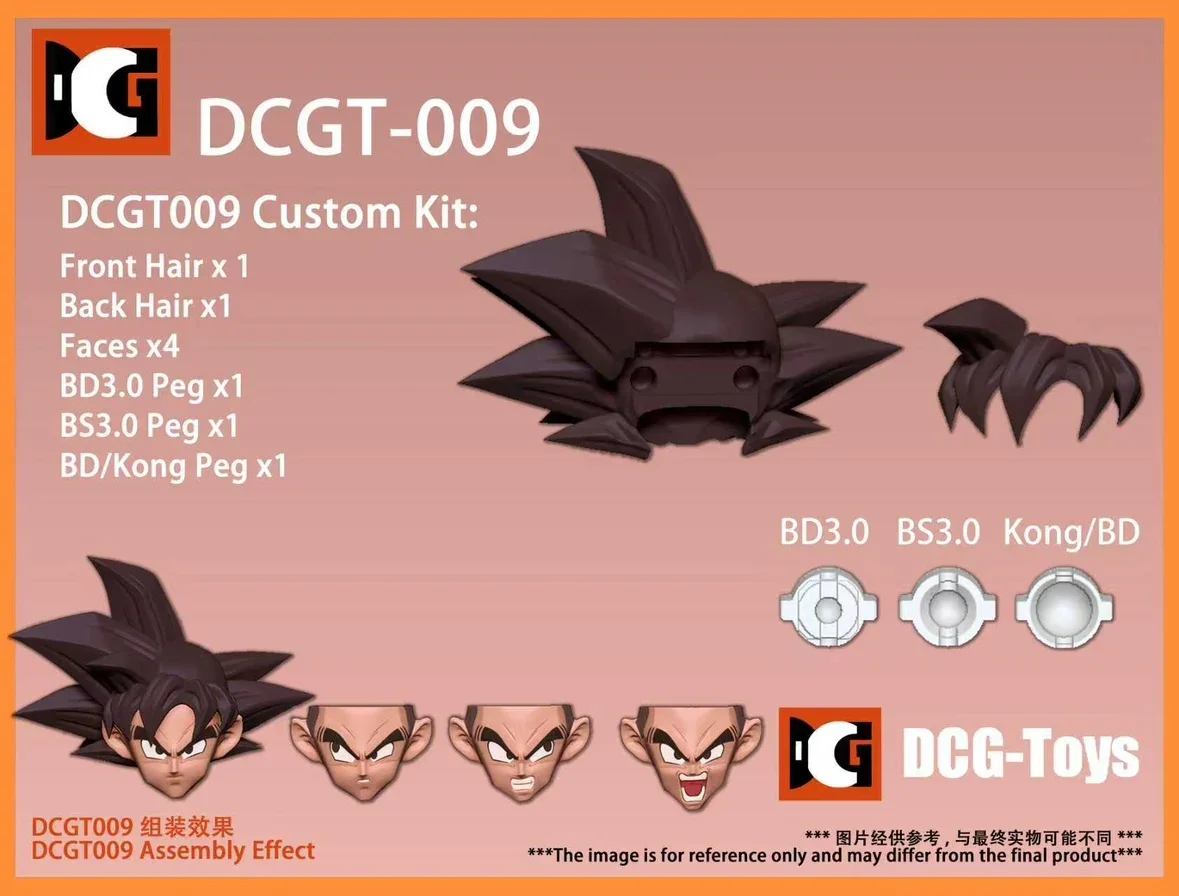 

DCG Toys Dragon Ball Z SHF Super Saiyan SSJ Son Goku Vegeta Heads Sculpting Kit ПВХ Аниме Фигурка Модель Коллекция Игрушки