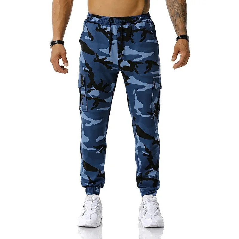 

A Must-have for Fashion Enthusiasts New Men's Patchwork Camouflage Jogging Outdoor Sports Football Training Fitness Pants