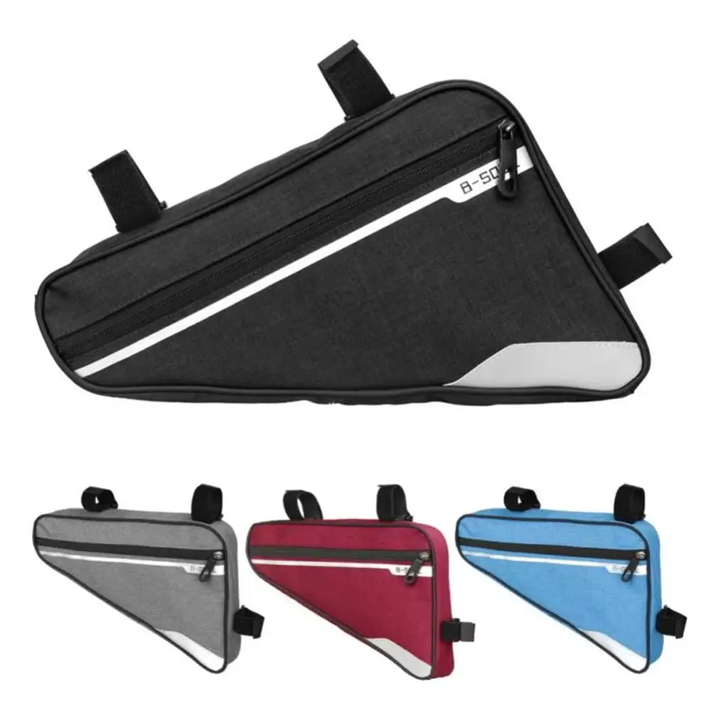 

Polyester Triangle MTB Frame Bags Road Saddle Bag Cycling Bags Bicycle Storage Bag Triangle Pouch Portable Mountain Bike Pouch