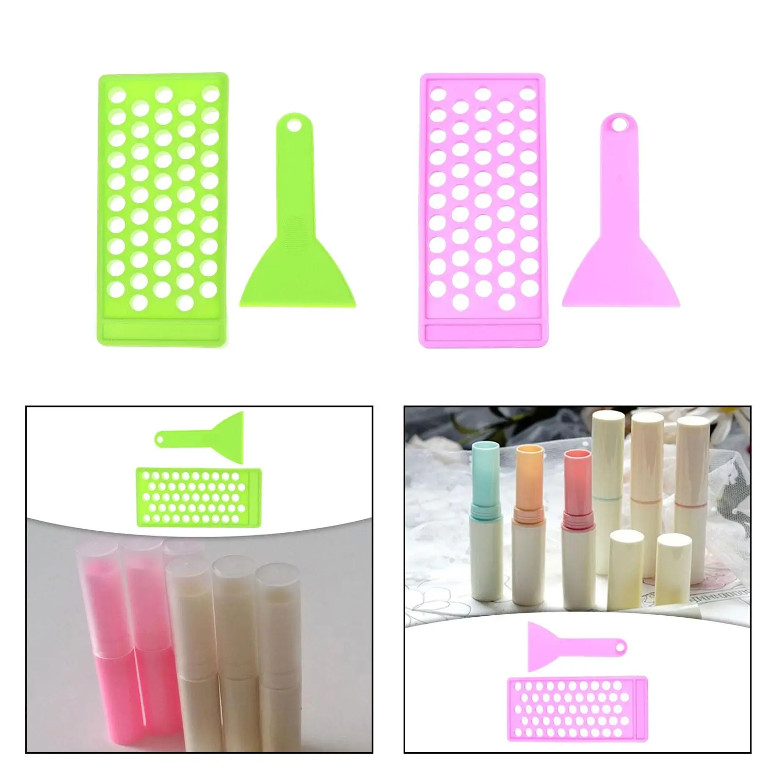 Lippenbalsem knutselsets 50-gaats multifunctionele lippenbalsemhouder voor knutselcursus DIY lippenstiften tieners handgemaakte lipgloss