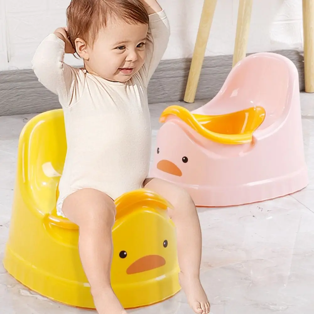 

Cartoon Duck Baby Hygiene Toilet Anti-leakage Potty Infant Urinal Basin Baby Urinal Fashion Plastic Urination Plastic Pot Girls