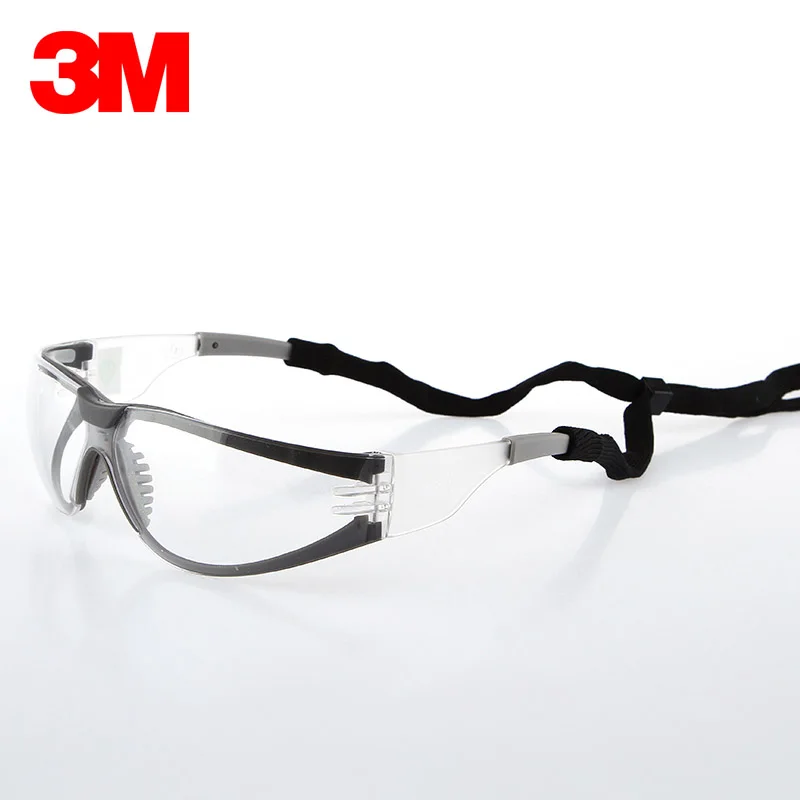 3M 11394 Goggles Anti-UV Impact Resistant Men  Riding Glasses Anti-Fog Anti-Sand Goggles Laboratory Protective Glasses