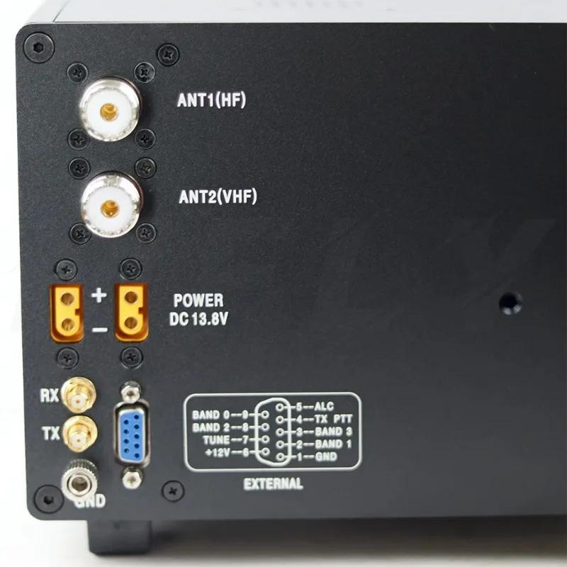 100W Shortwave Radio Full Mode HF Single Sideband Outdoor Ham Transceiver with 7 Inch Touch Screen