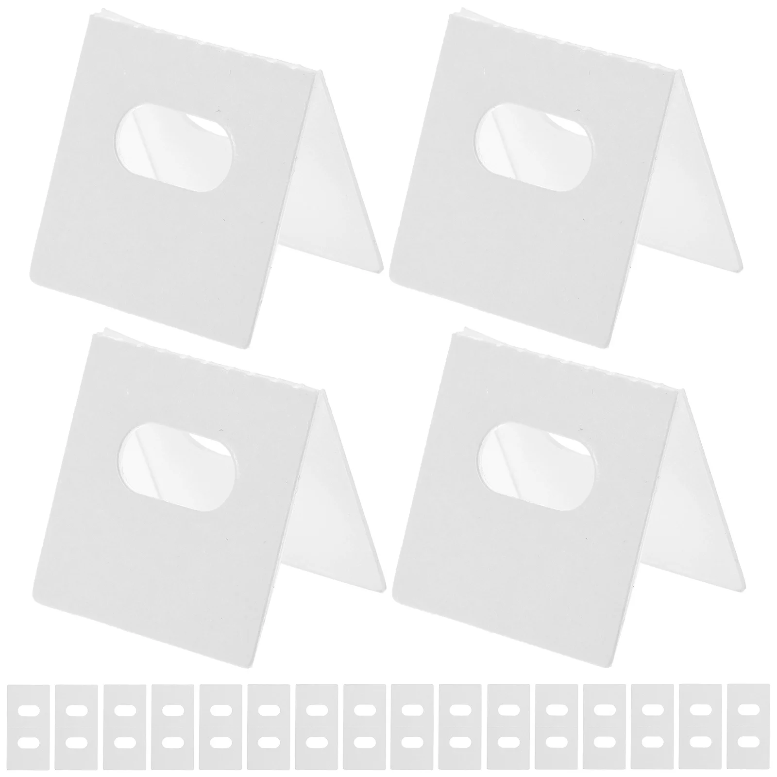 30 قطعة علامات التبويب إصلاح عمودي أعمى واضح ريشة المدخرات استبدال الشرائح المثبتات ل الستائر الرأسية إصلاح الملحقات العمياء #4