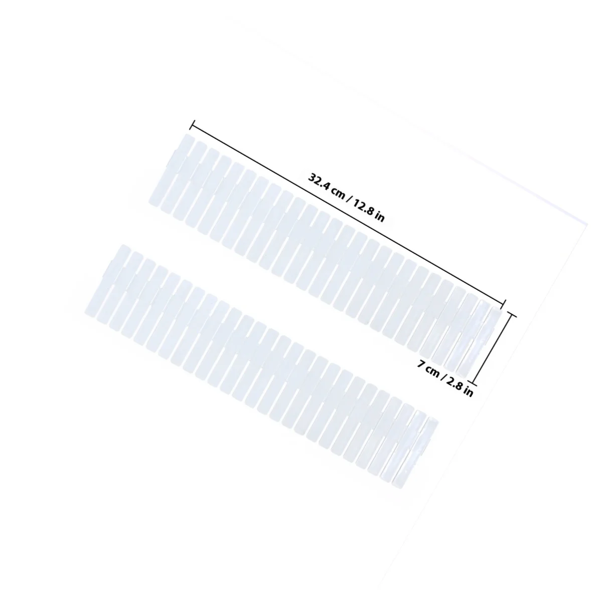 Divisórias de Gaveta (8 Peças) em PP Resistente e Ajustável para Cozinha, Banheiro, Escritório, Quarto, Roupas, Roupa Íntima e Talheres