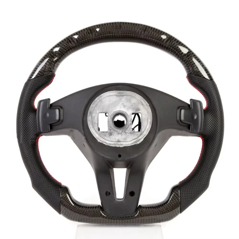Custom LED Carbon Fiber Steering Wheel High End Performance Car Racing Parts