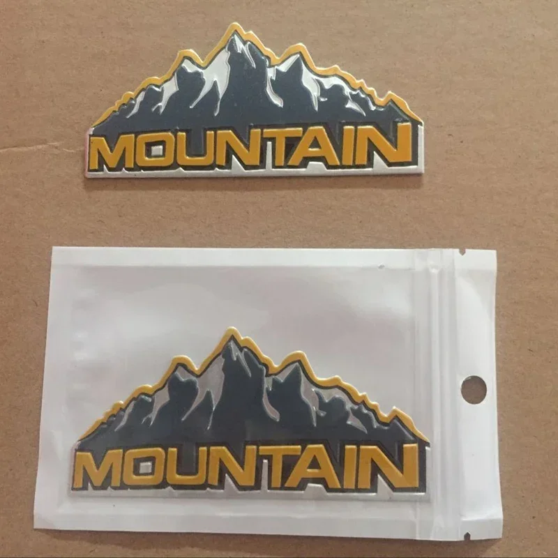 Stiker Universal Decal penemuan Emblem belakang gunung salju logam untuk Jeep Wrangler JK Kompas Grand Cherokee Patriot Renegade