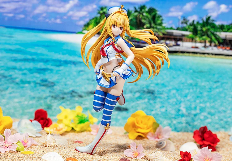 To LOVE Eve Sailor suit 100% Original genuine 24cm PVC Action Figure Anime Figure Model Toys Figure Collection Doll Gift