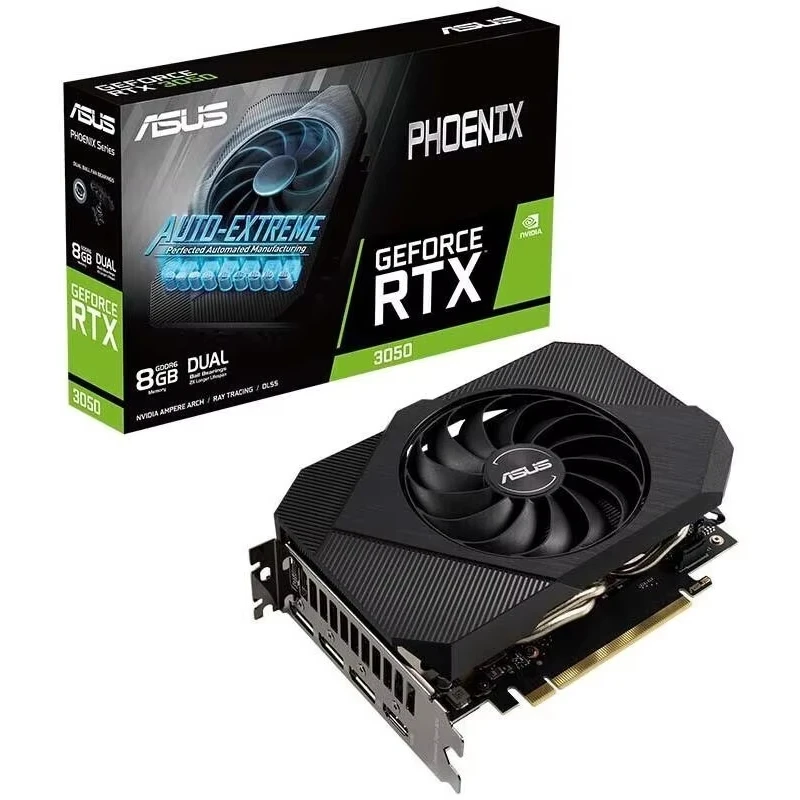 Phoenix GeForce RTX 3050 8GB GDDR6 Graphic Card Strong Compatibility for Gaming PC