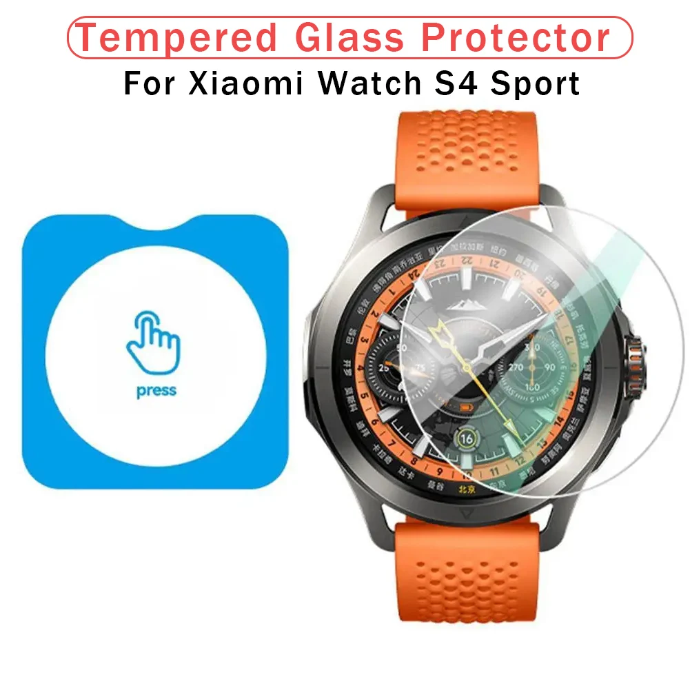 For Xiaomi Watch S4 Sport Protective Case Tempered Glass Smartwatch Locator Cover Dustproof Scratchproof Smartwatch Accessories