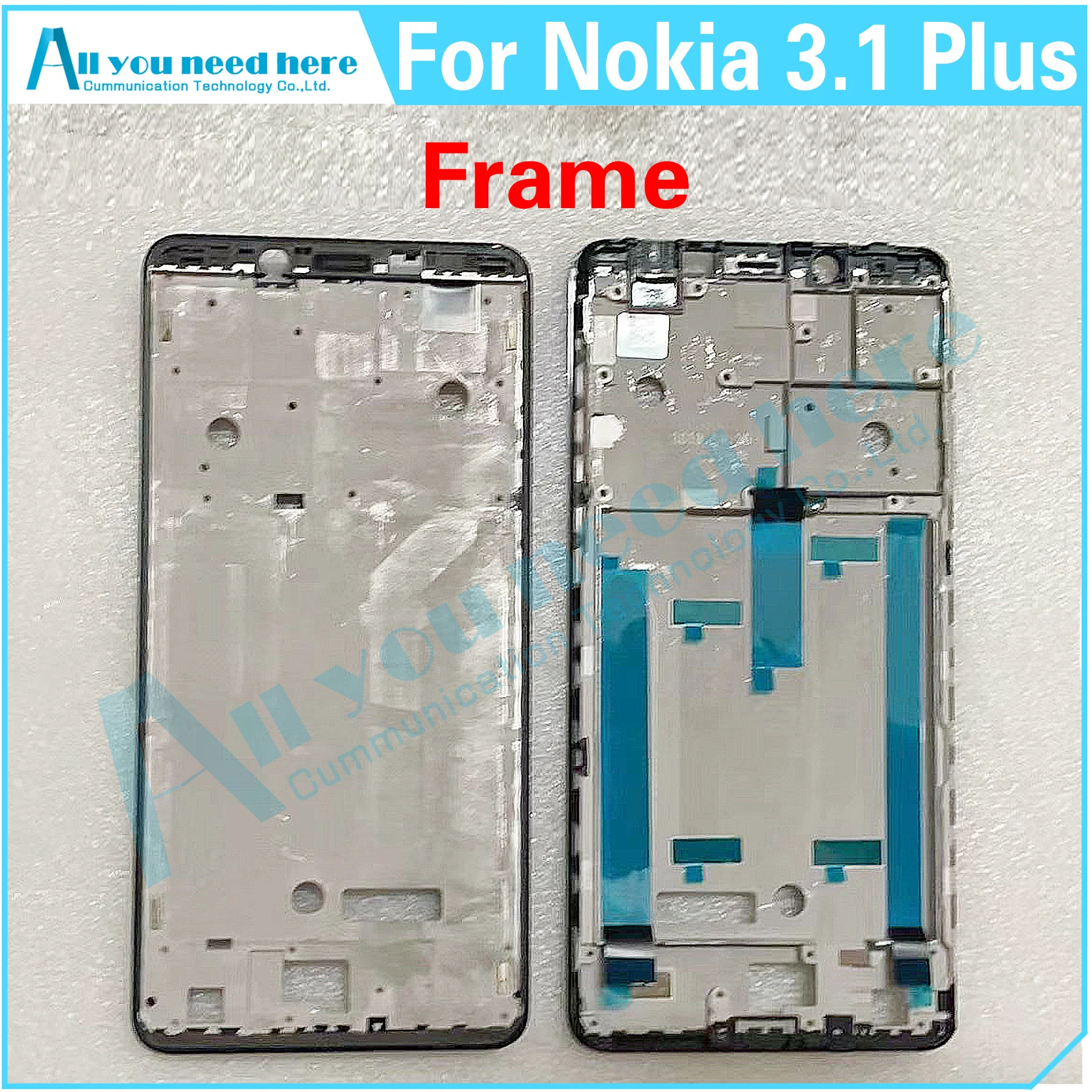 

For Nokia 3.1 Plus TA-1118 TA-1125 TA-1113 TA-1117 TA-1124 3.1Plus Phone LCD Frame Middle Frame LCD Bezel Plate Panel Chassis