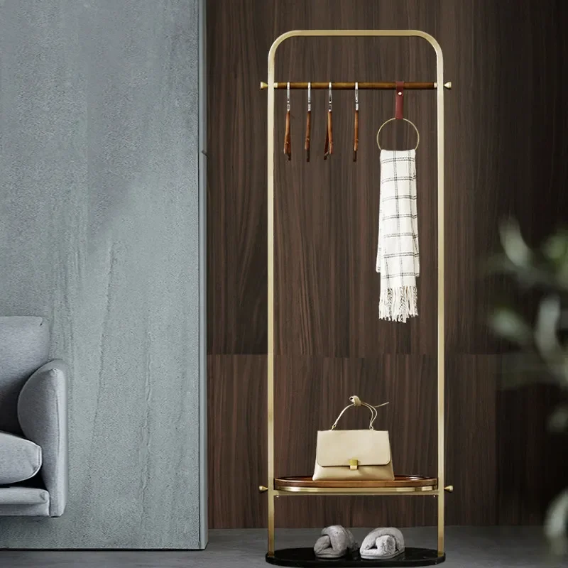 Boutique Sticker Coat Rack Drying Children'S Wheels Cheap Elegant Room Hallway Coat Rack Floor Mueble Para Ropa Furniture Home
