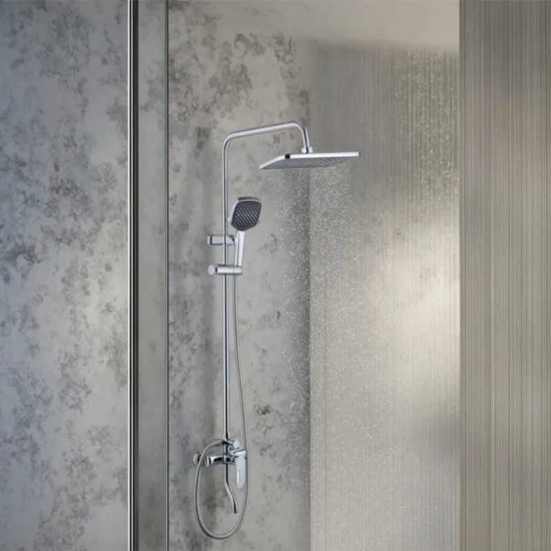 

Современный популярный набор смесителей для ванны и душа, система ванной комнаты, горячая вода, дождь, многофункциональный набор смесителей для ручного душа