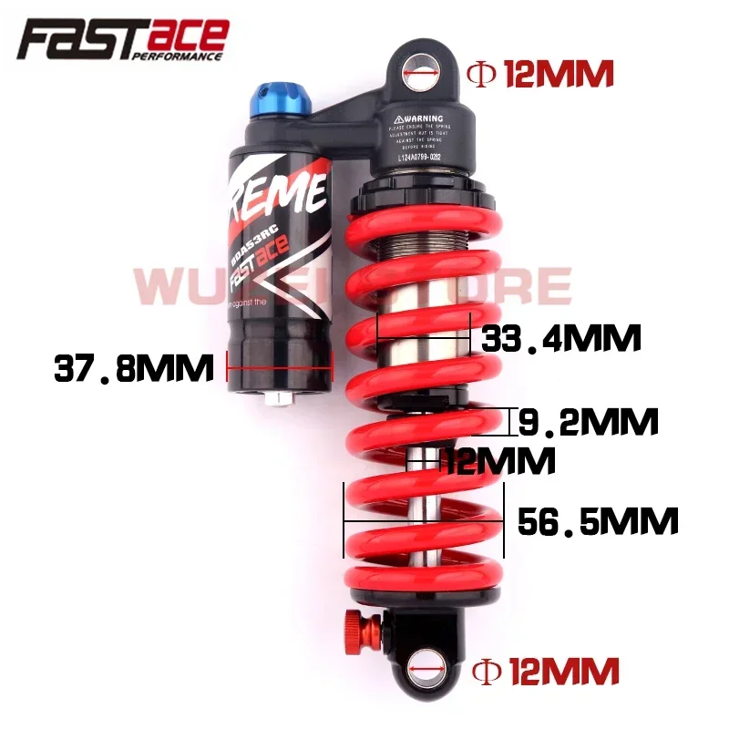 FASTACE DBA53RC MTB Rear Shock 190mm/200mm/210mm/220mm/240mm*550lbs Downhill DH Mountain Bike Shock Absorber DNM rcp2S