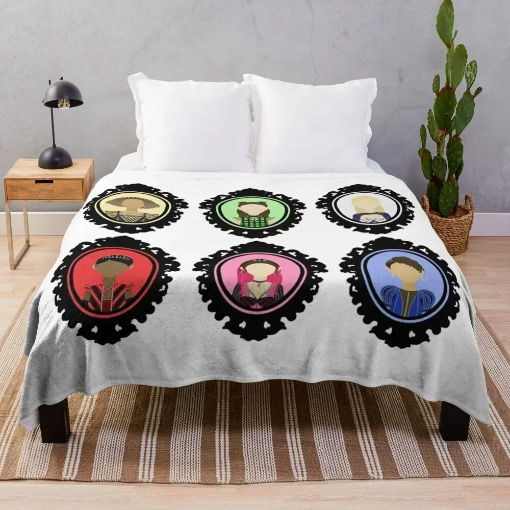 

We're SIX!|Six the Musical Throw Blanket christmas decoration bed plaid Plaid Comforter Blankets