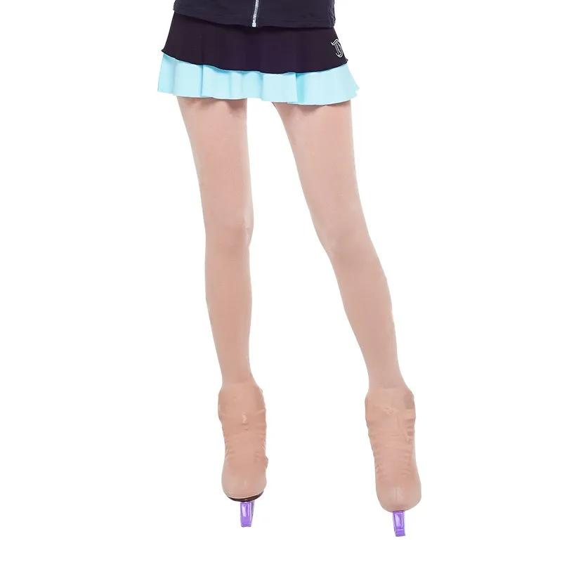 

customized figure skating clothes bags shoes socks children's ice skating special socks with fleece bellt dance accessories