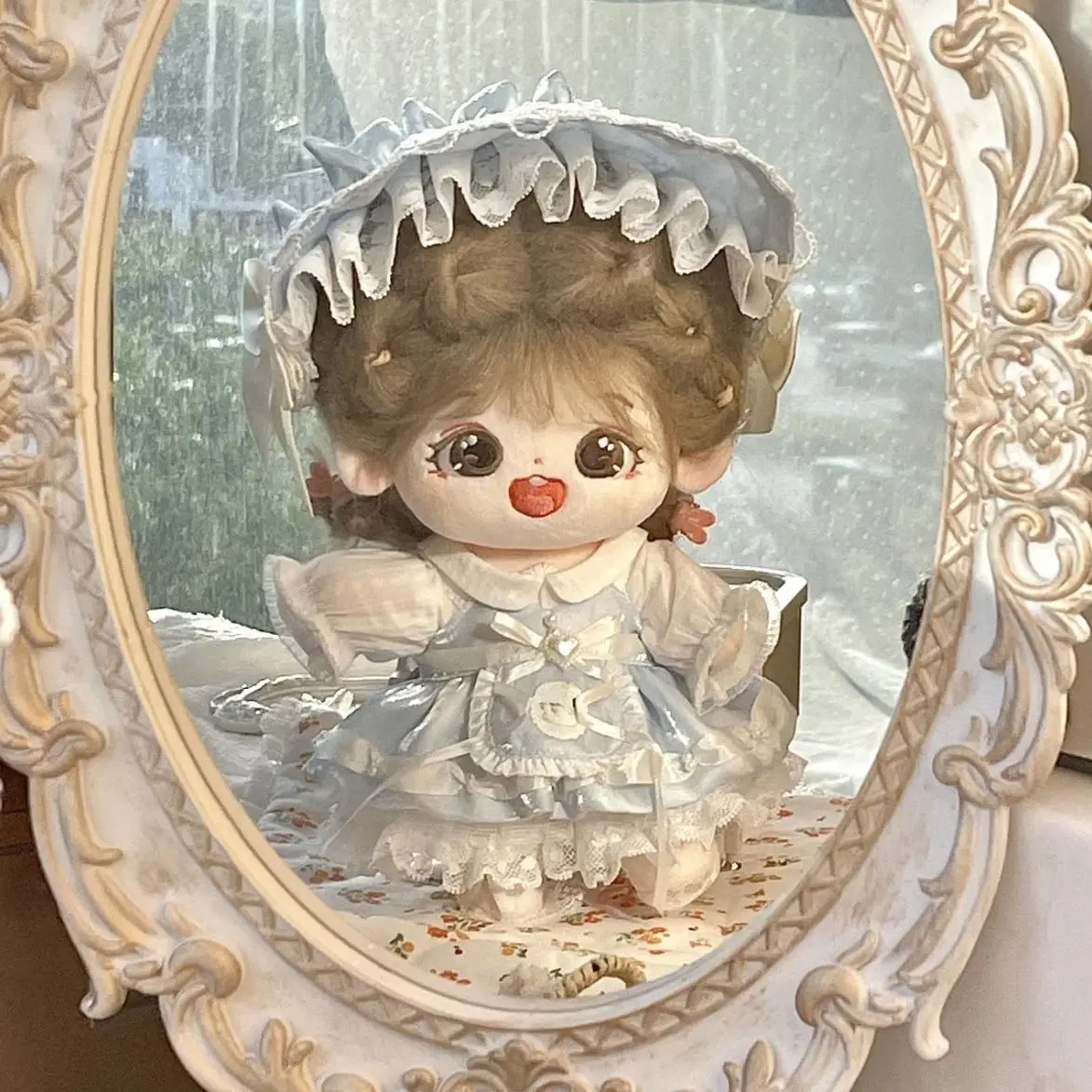 Одежда для плюшевых кукол Kawaii 20 см милый осенний комплект с юбкой наряд без атрибутов хлопковых модный осенне-зимний гардероб