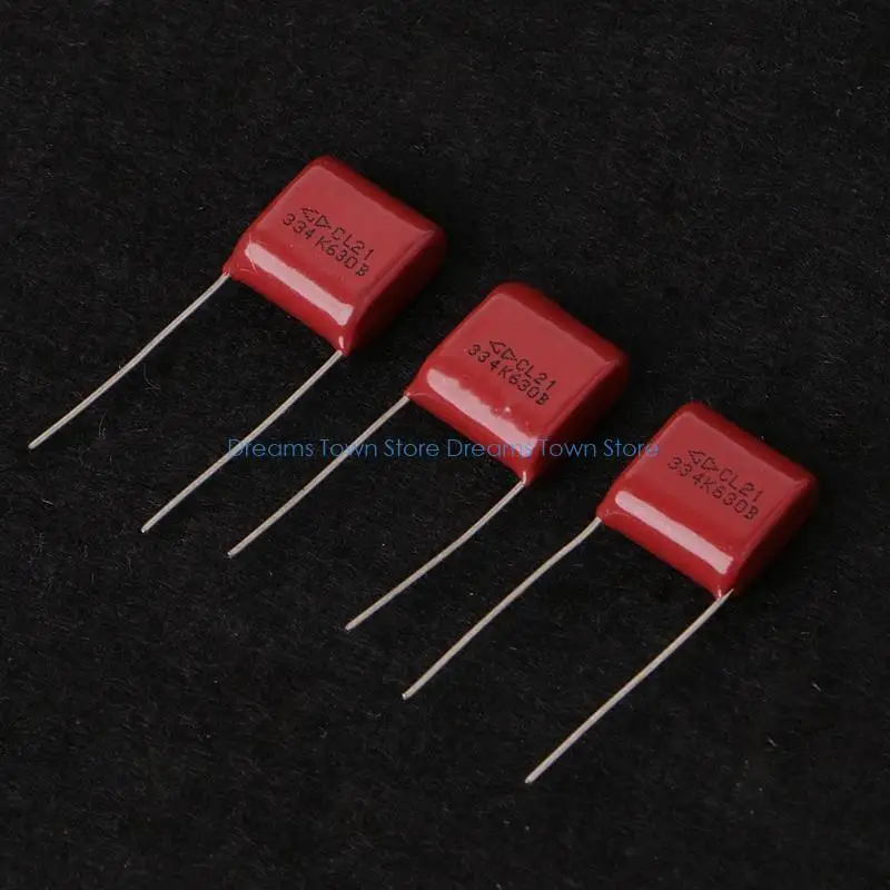 HX6A 200pcs 25 Values 630V 0.001uf~2.2uf CBB Metal Film Capacitors Assortment