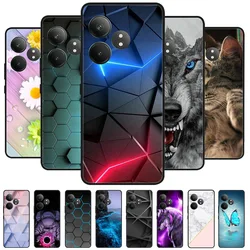 Phone Cover For Realme GT 6 Case Silicone Black Bumper Soft TPU Coque for Realme GT 6T Case Protector Funda Realme GT6 GT6T Bag