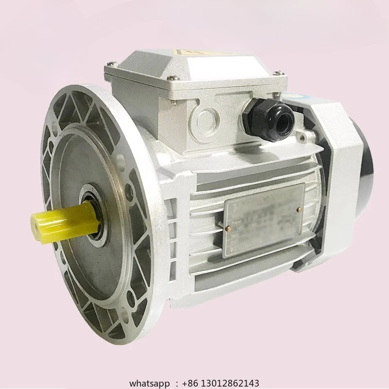 

Двигатель с алюминиевым корпусом 380 В 0,37/0 55/0,75/1,1/1 5/2,2 кВт трехфазный асинхронный двигатель Полностью медь