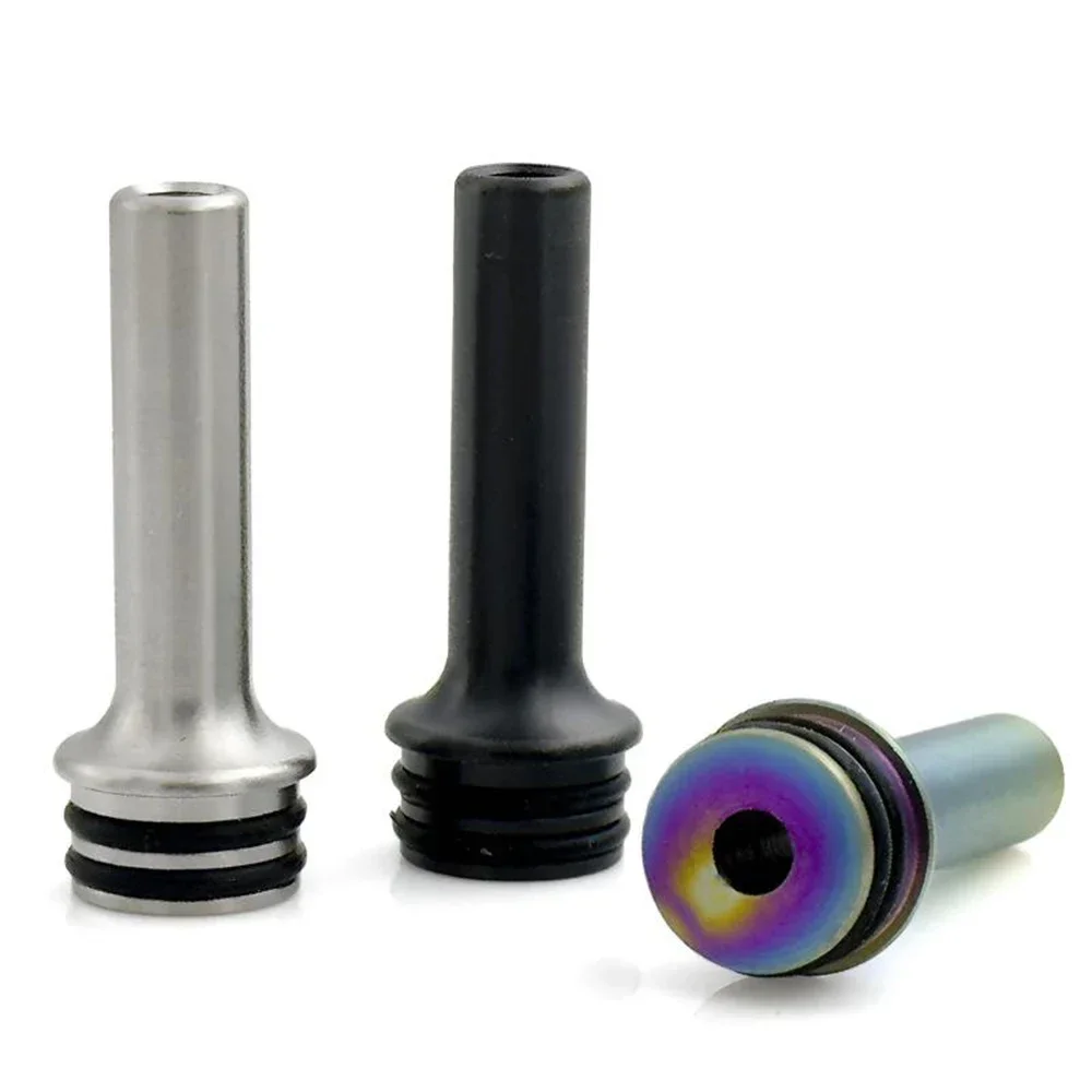 510 Long Drip Stainless Steel MTL 510 Mouthpiece Cover for Nozzle Pipette Dripper Straw Joint Coffee Mod