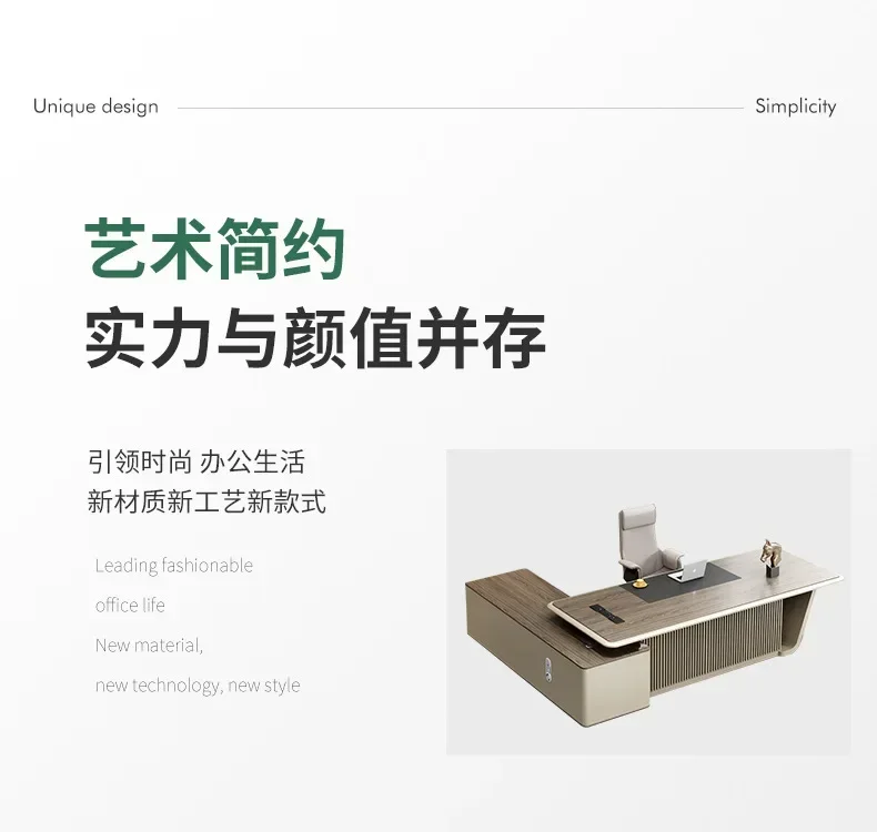 Móveis executivos de mesa simples e modernos