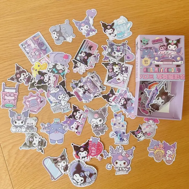 Sanrio Hangyodon My Melody Kuromi Cinnamoroll Cute Cartoon Stickers Kawaii Periphery Toys Adorkable Diy Hand Account Decorate