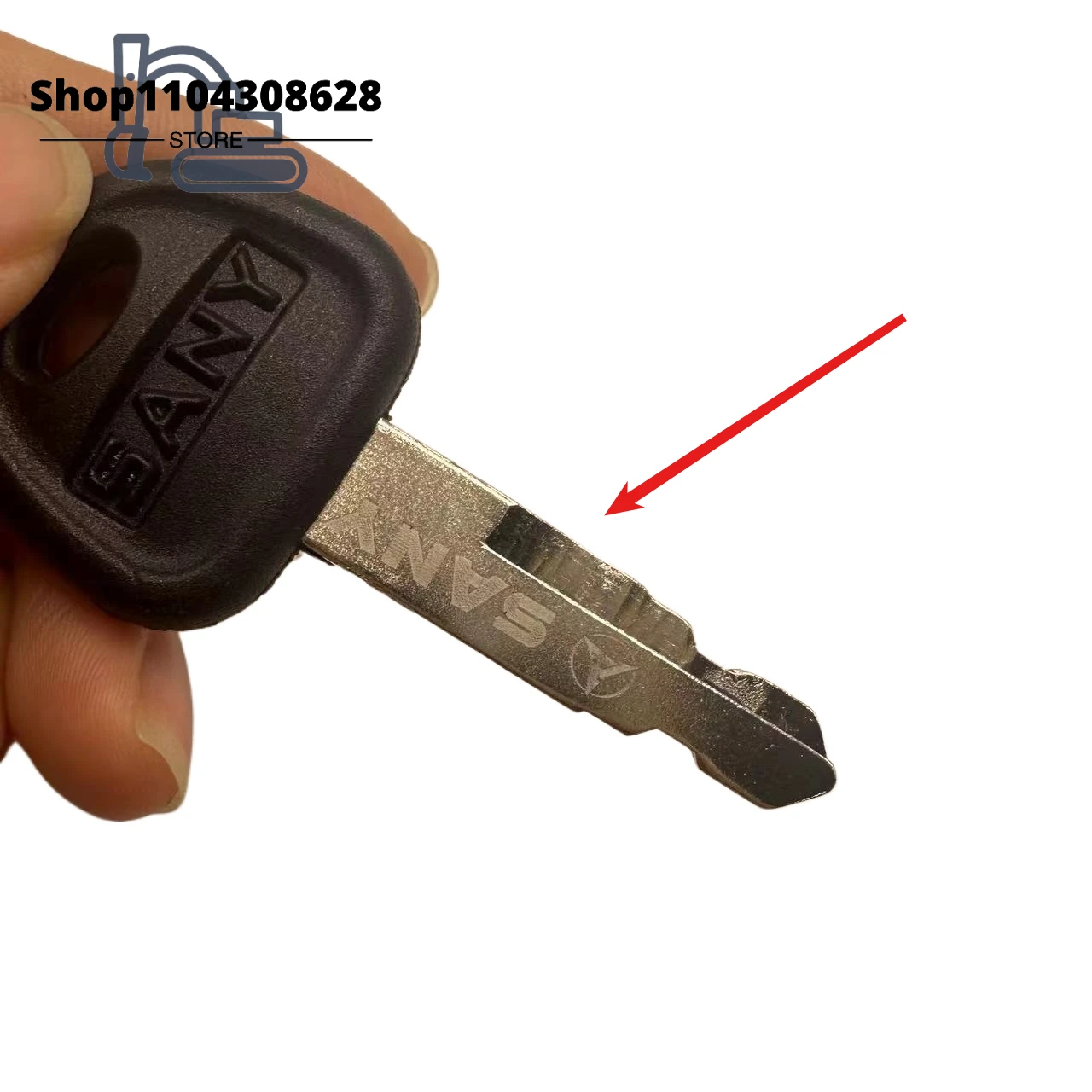 50PCS 60022654 For Sany SY55 SY60 SY75 SY135 SY215 Excavator Bulldozer Loader Heavy Equipment Ignition Key