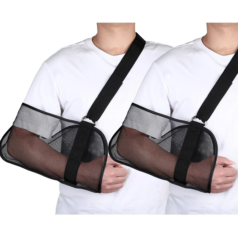 Adjustable and Breathable Arm Sling – Universal Shoulder, Wrist, Elbow, and Forearm Immobilization Support Brace