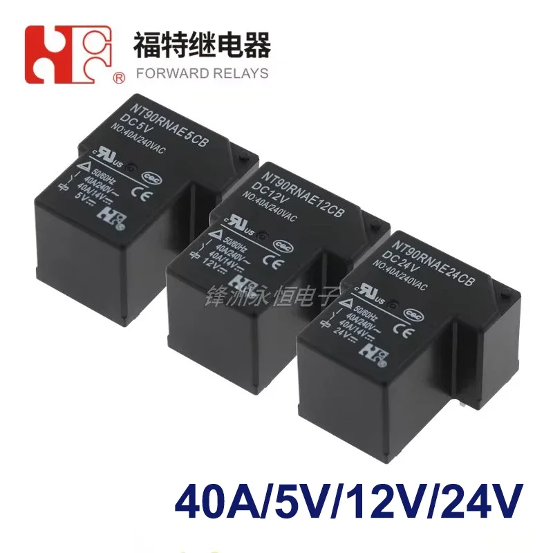 1Pcs FORWARD Relay NT90RNAE5CB NT90RNAE12CB NT90RNAE24CB 4Pin 40A 5V 12V 24V Power Relay SLA