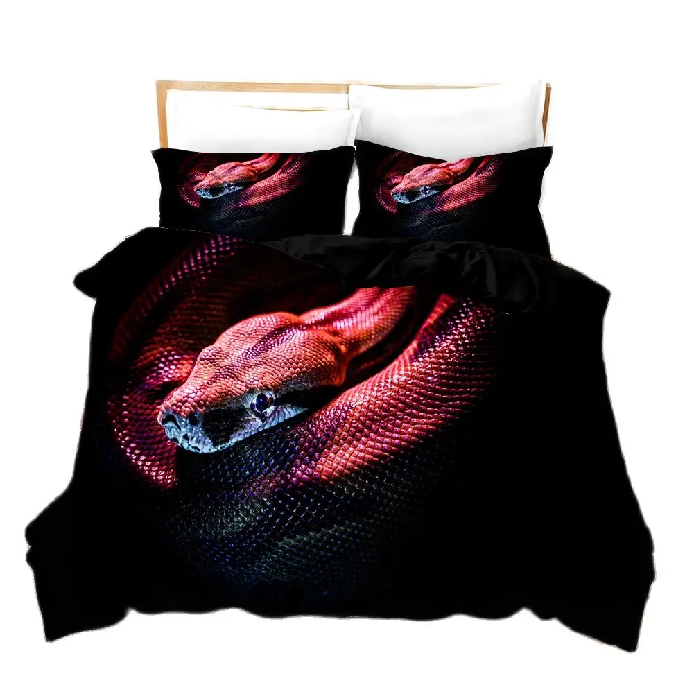 3D Ophidian Bedding Sets Duvet Cover Set With Pillowcase Twin Full Queen King Bedclothes Bed Linen