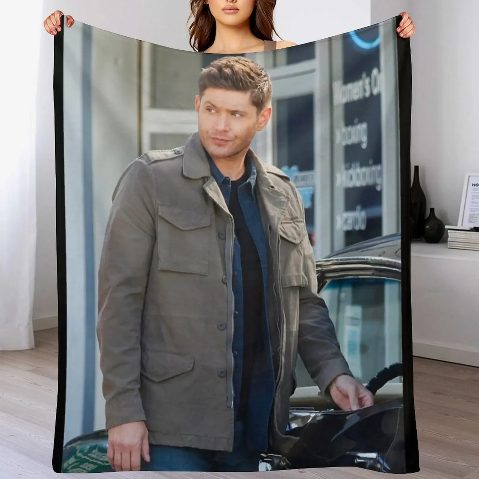 

Jensen Ackles Throw Blanket Designers Bed Fashionable blankets and throws Cute Plaid Blankets