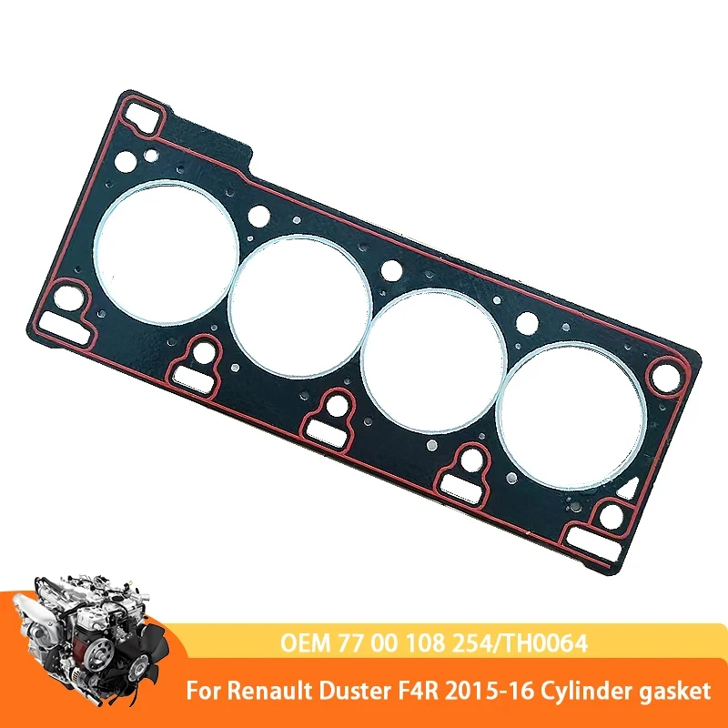 

Комплект прокладок цилиндра двигателя, подходит для Renault Duster F4R 2015/2016, автозапчасти, автомобильные детали OE: 77 00 108 254/TH0064