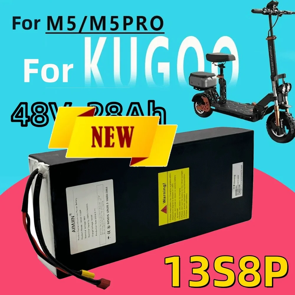 ！🎊For Kugoo M5/M5Pro/MaxSpeed 13S8P 48V 28000mAh Folding Electric Scooter Battery Pack