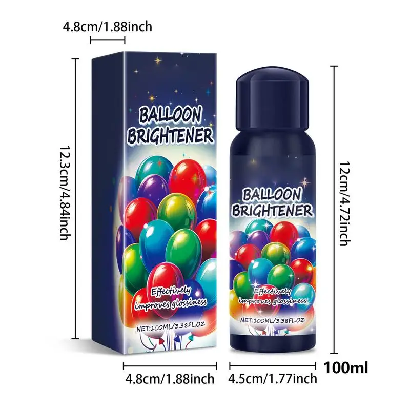 PULVERIZADOR DE globos brillante, 100ml, mantiene la superficie del globo brillante para decoración de fiestas de cumpleaños