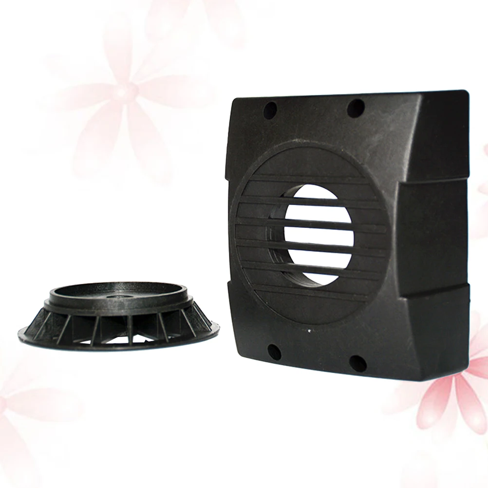 

2pcs Air-Cooled Spindle Motor Back Cover Square Fan Cover For Engraving Machine Universal 6Kw Spindle Motor Fan Case Notebook