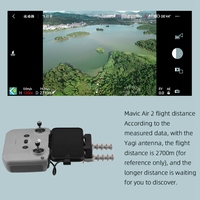 Excellent! 5.8GHz Yagi Antenna Signal Booster for DJI Mavic 3/Air 2/2S/Mini 2 Drone Remote Controller Signal Extender, Black