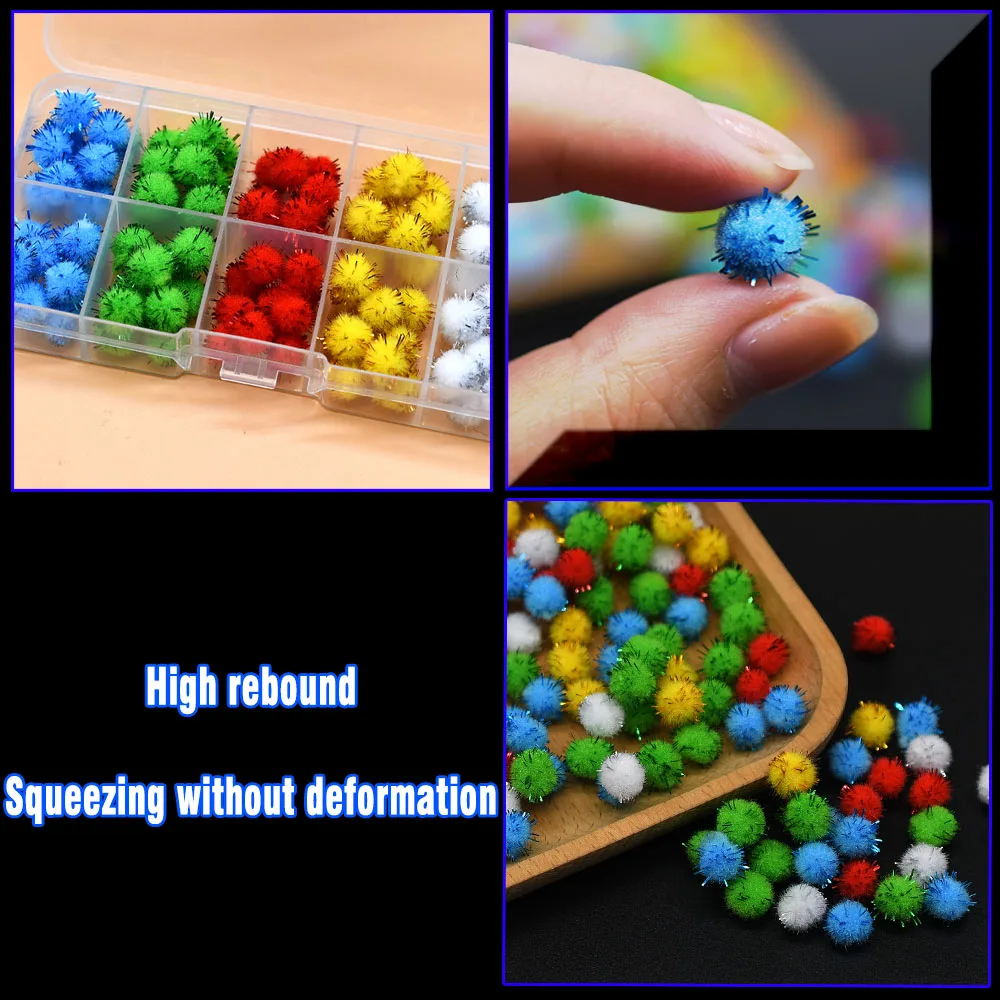 100 قطعة مختلط اللون Glo-Bug البيض 10 مللي متر بيض الأسماك بيضاء الصيد إغراء المواد سمك السلمون المرقط يطير حورية ربط أفخم الكرة يطير ربط لوازم #4