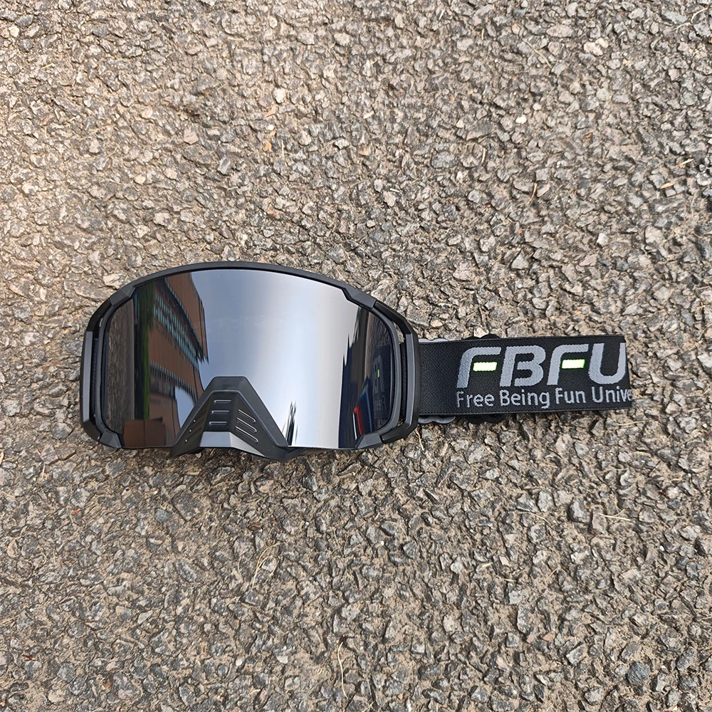 

2025 FBFU Ski Goggles Motocross Glasses Winter Mountain Goggles Outdoor Sport Protection Sunglasses New Riding Glasses New
