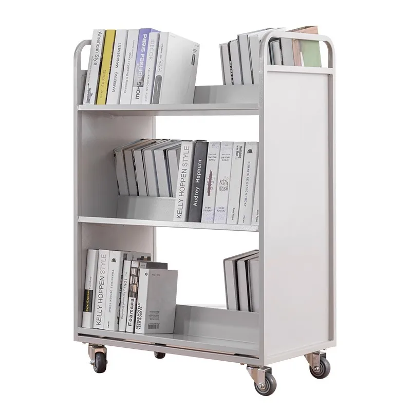 Archives Book Ladder 2nd Floor 3rd Floor 4th Floor V-shaped   Cart  Carrier Silent Wheel Book Cart