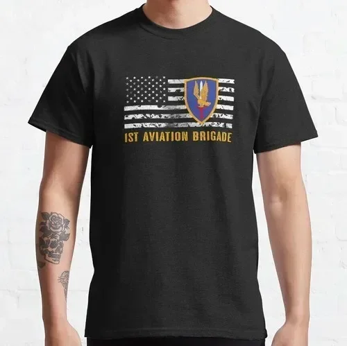 NWT BEST 1st Aviation Brigade Classic Retro Premium Gift S-5XL T-Shirt