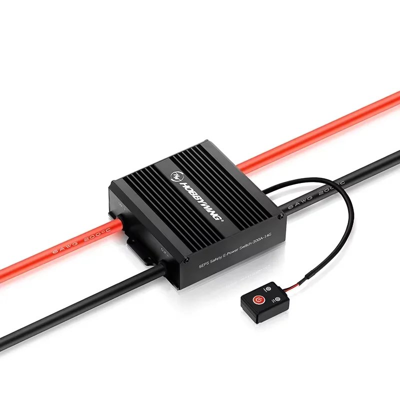 Hobbywing ความปลอดภัยแรงดันสูง E-power Switch 200A 14S 300A 18S 36 V-78.3V IP67 Anti-Spark เทคโนโลยี 4S ล่าช้า