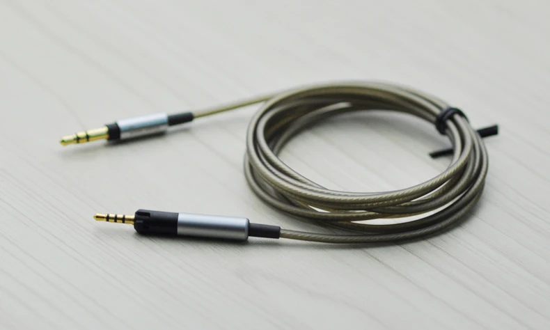 Cavo Audio argento di aggiornamento di ricambio da 6 piedi/9 piedi per cuffie di ricambio per piry KNS8400 KNS6400 KNS6402 KNS8402