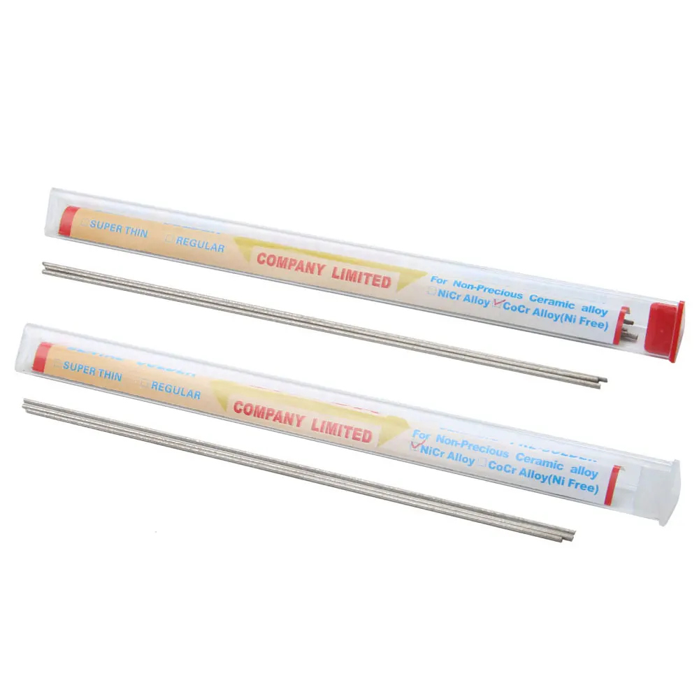 1 Tube high quality Tube High Temperature Welding Rod NiCr/Cocr Alloy For PFM Soldering For Dental Lab Product Materials