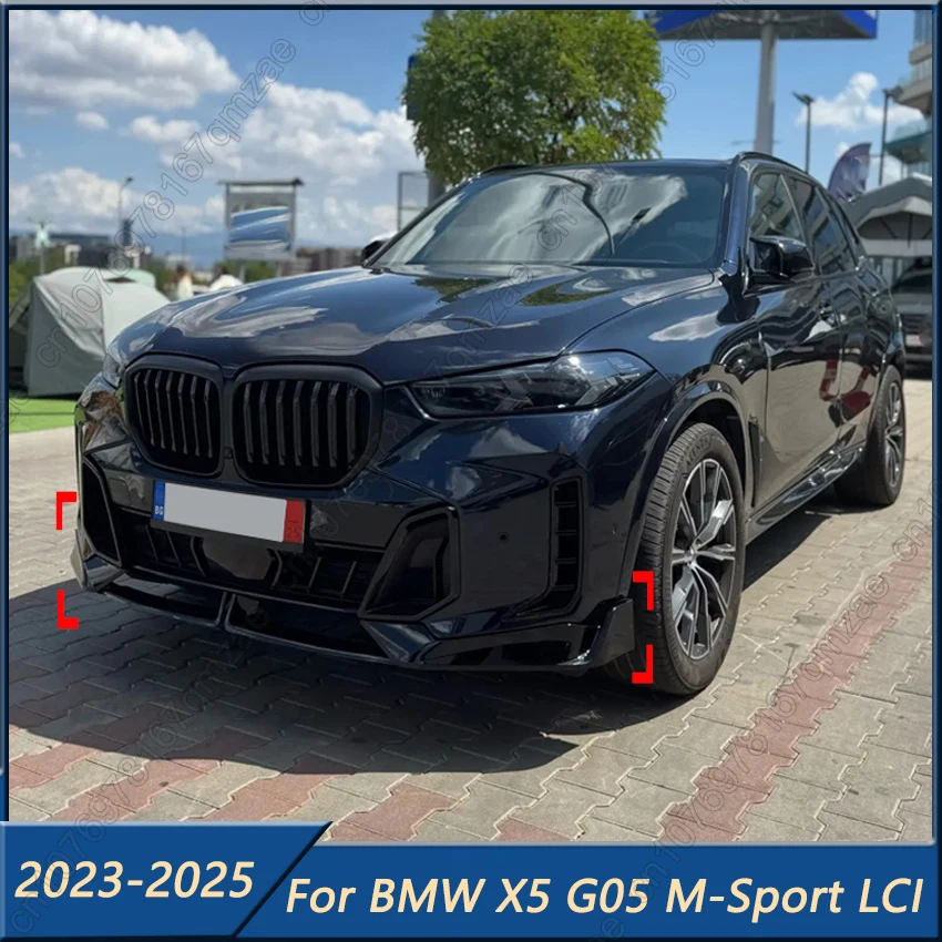 

MP Style Front Bumper Spoiler Lip Splitter Diffuser For BMW X5 G05 M-Sport LCI 30d 40i 40d 50e M60i 2023-2025 Guard Cover Kits