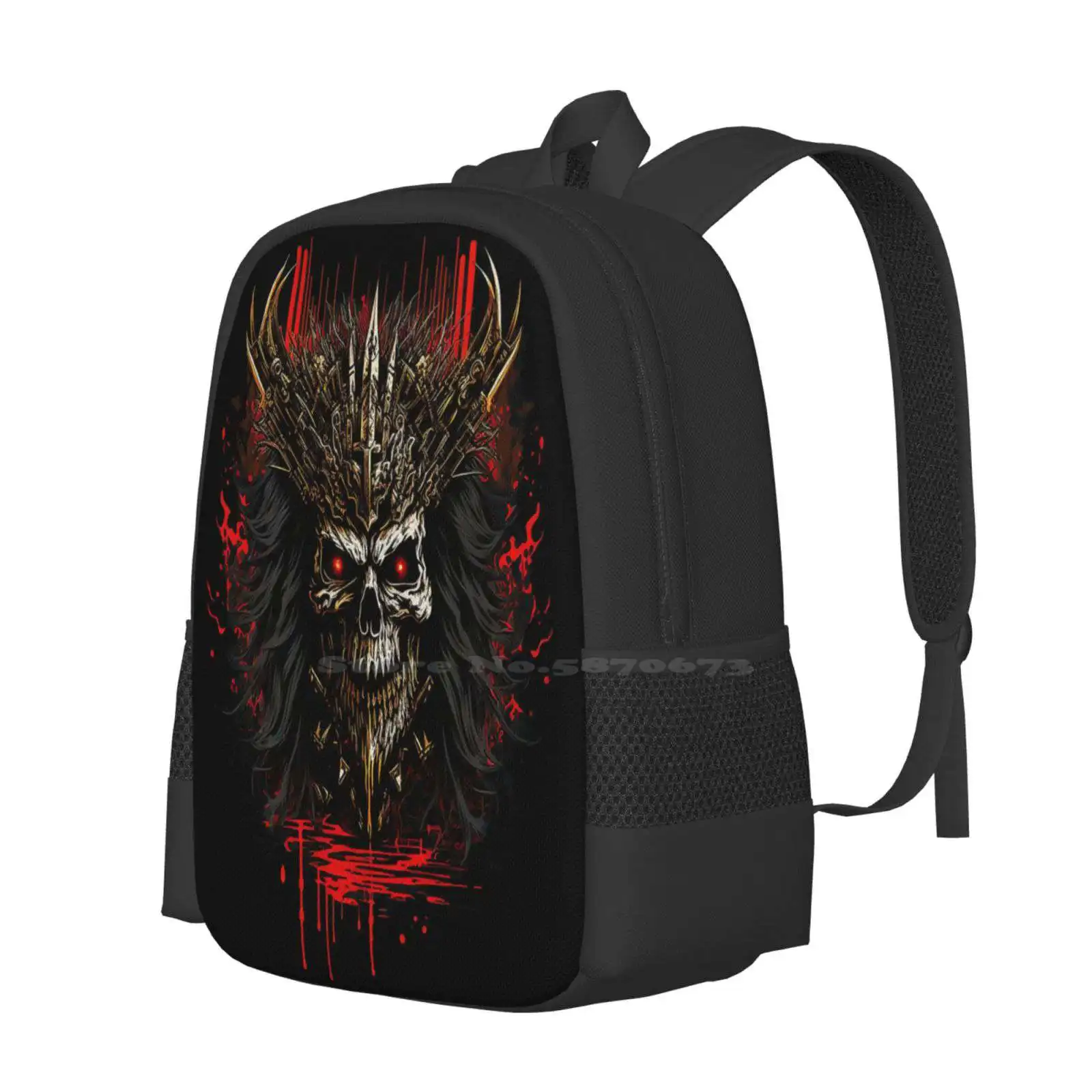 Heavy Metal 4 Hot Sale Schoolbag Backpack Fashion Bags Heavy Metal Lover Heavy Metal Music Heavy Metal Men Heavy Metal Women