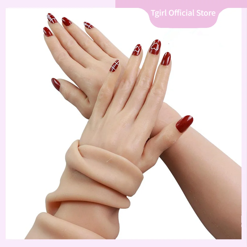 

Tgirl Silicone Prosthesis Female False Hand Sleeve Highly Simulated Skin Artificial Arm Cover Scars Crossdresser