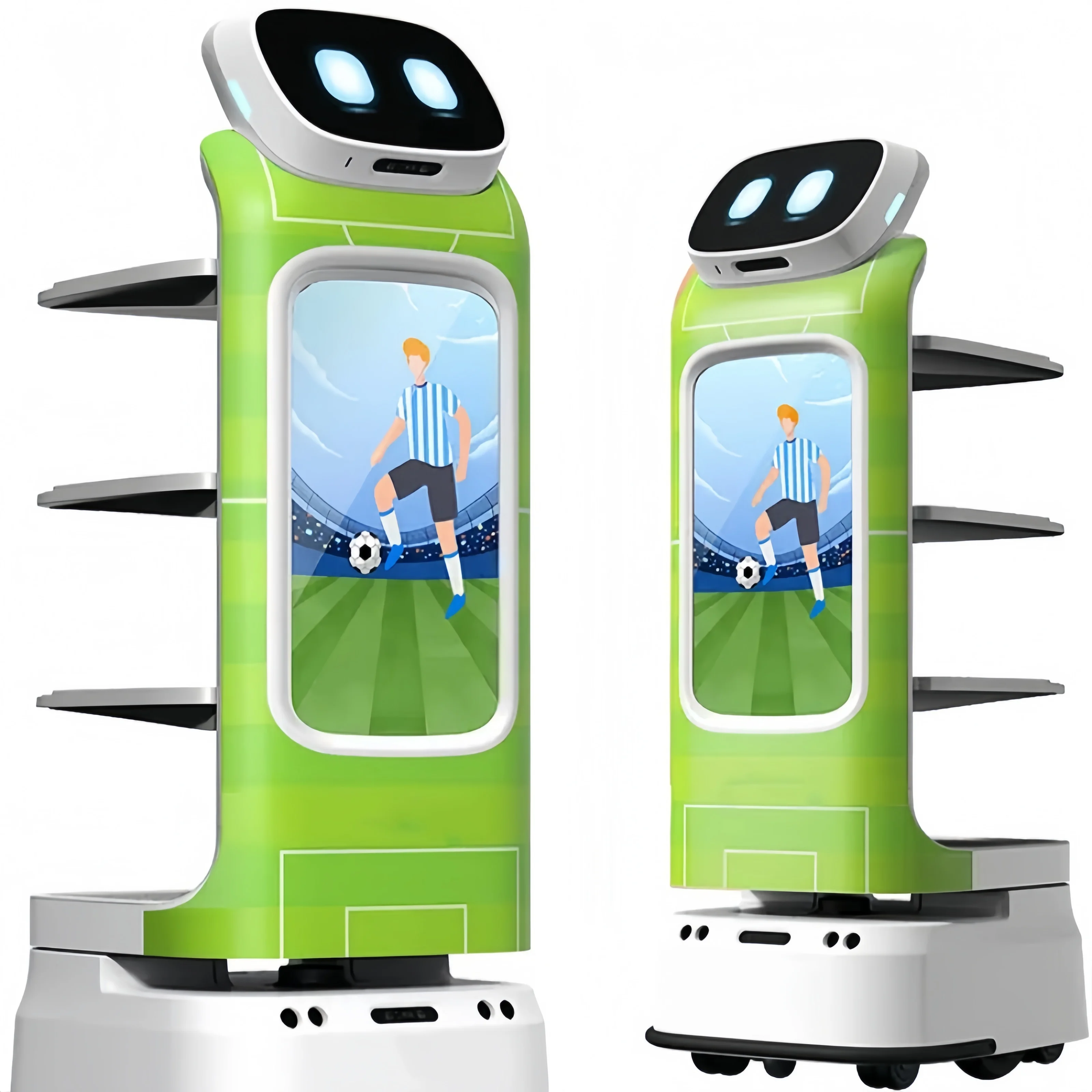 Attracting Customers Restaurant Service  / Autonomous Delivery Waiter Robot Food Robot
