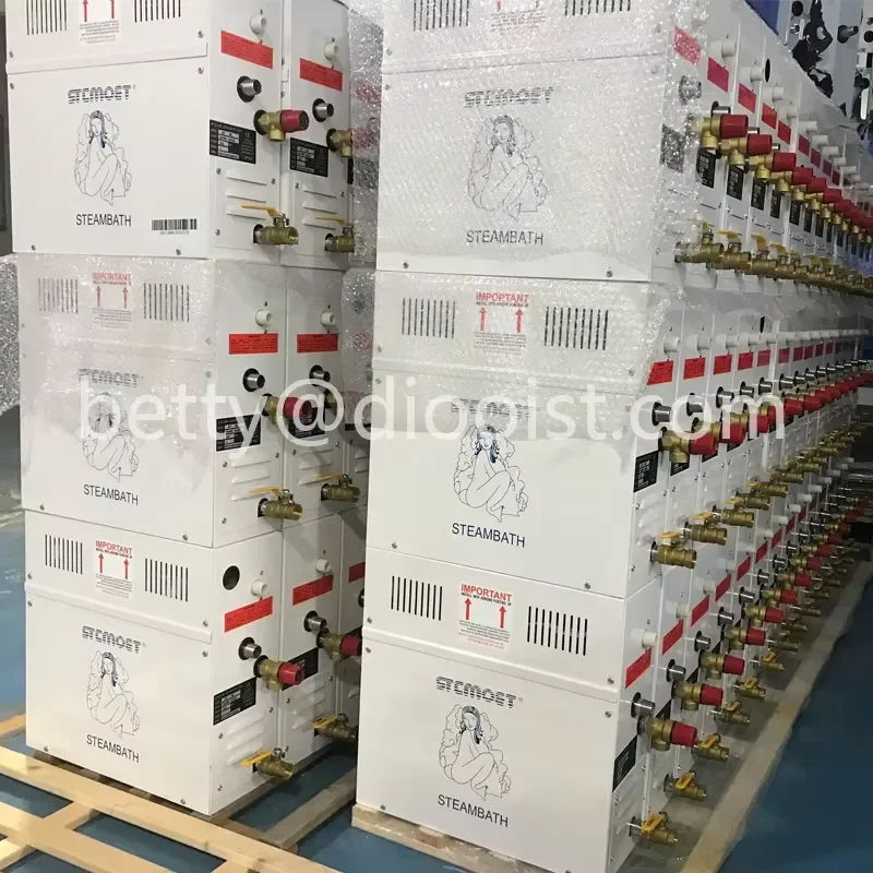 STROVAN For 6kw Modern Square Indoor Steam Generator with Computer Control Panel for Wet Steam in Room
