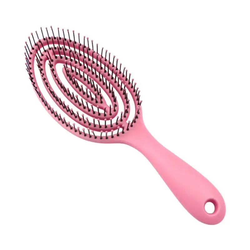 Scalp Massage Combs for Hair Styling, Secagem rápida por sopro, Ferramenta Detangling para cabelos encaracolados molhados e secos, Hollow Out Brush